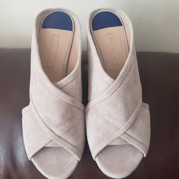 HP. Stuart Weitzman Mules - Picture 3 of 16